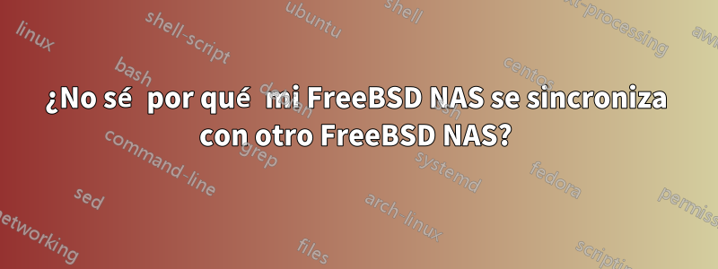 ¿No sé por qué mi FreeBSD NAS se sincroniza con otro FreeBSD NAS?