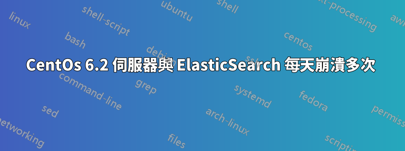 CentOs 6.2 伺服器與 ElasticSearch 每天崩潰多次