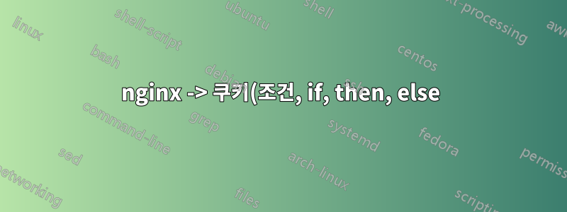 nginx -> 쿠키(조건, if, then, else)를 기반으로 try_files를 사용하여 다양한 파일을 제공합니다.