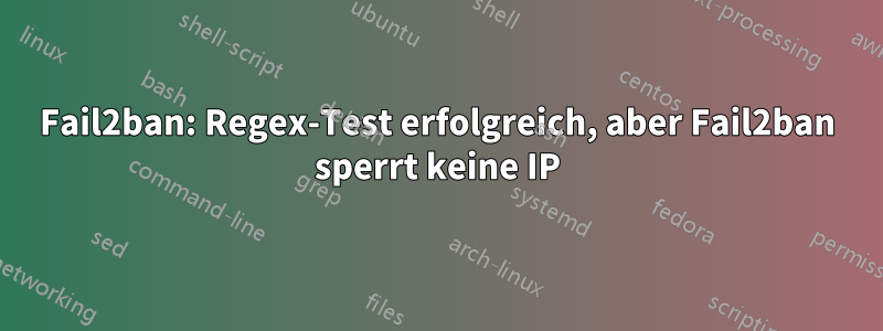 Fail2ban: Regex-Test erfolgreich, aber Fail2ban sperrt keine IP