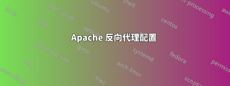 Apache 反向代理配置