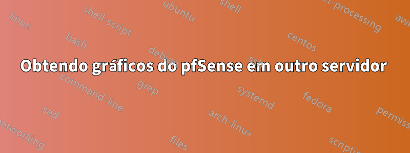 Obtendo gráficos do pfSense em outro servidor