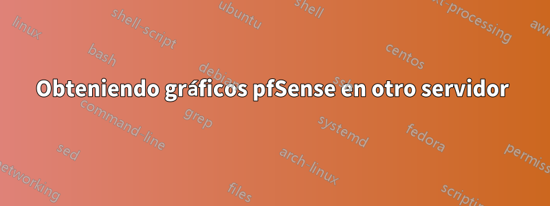 Obteniendo gráficos pfSense en otro servidor