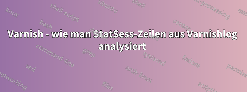 Varnish - wie man StatSess-Zeilen aus Varnishlog analysiert