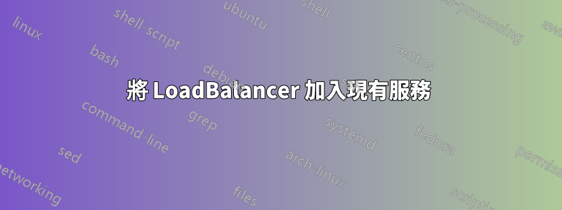 將 LoadBalancer 加入現有服務