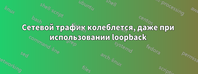 Сетевой трафик колеблется, даже при использовании loopback