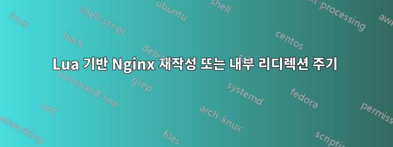 Lua 기반 Nginx 재작성 또는 내부 리디렉션 주기