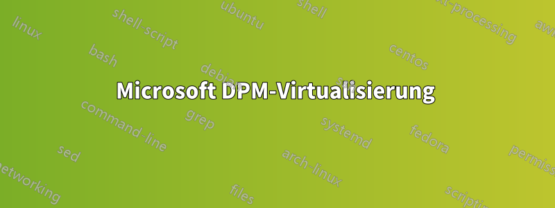 Microsoft DPM-Virtualisierung