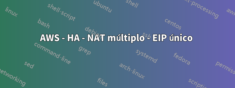 AWS - HA - NAT múltiplo - EIP único