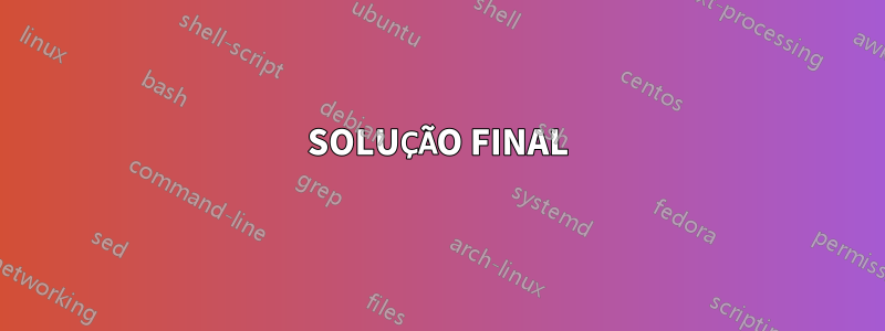 SOLUÇÃO FINAL