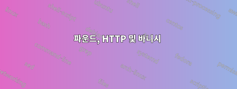 파운드, HTTP 및 바니시