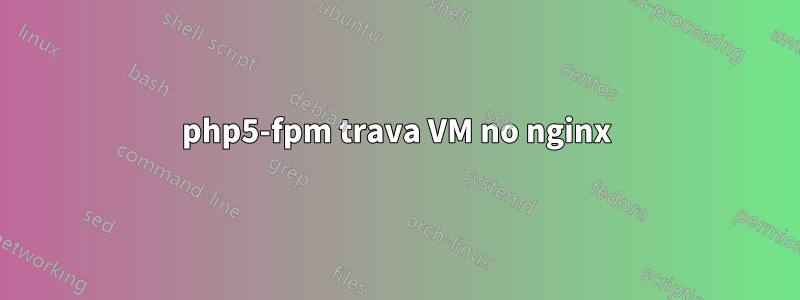 php5-fpm trava VM no nginx