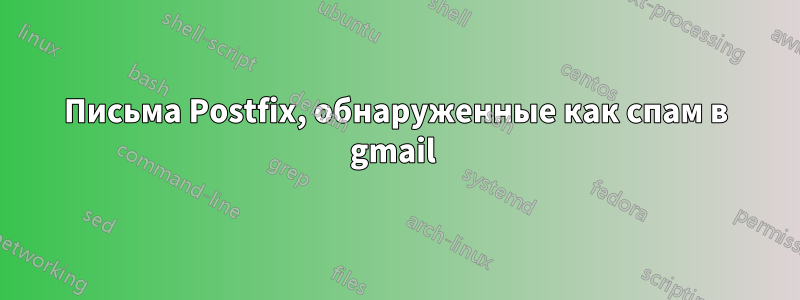 Письма Postfix, обнаруженные как спам в gmail 