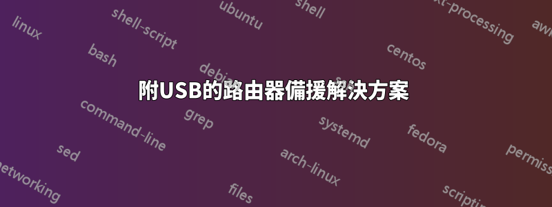 附USB的路由器備援解決方案