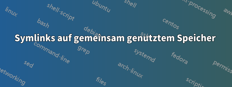 Symlinks auf gemeinsam genutztem Speicher