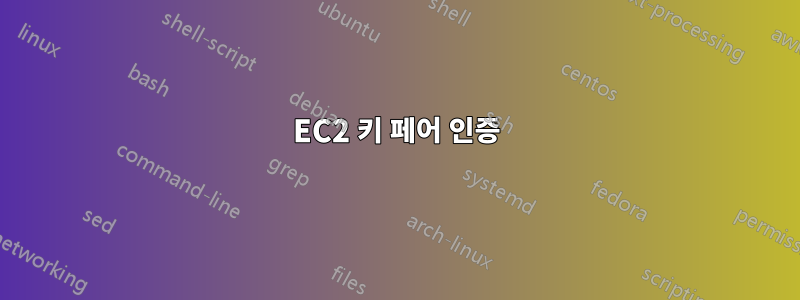 EC2 키 페어 인증