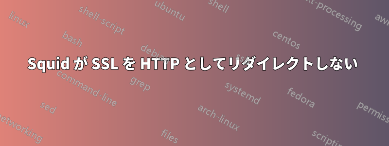 Squid が SSL を HTTP としてリダイレクトしない