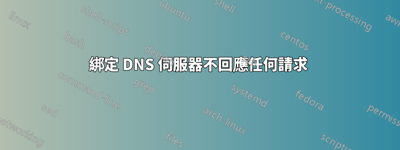 綁定 DNS 伺服器不回應任何請求