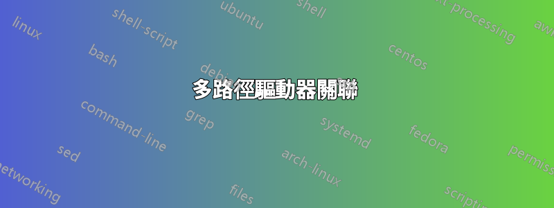 多路徑驅動器關聯