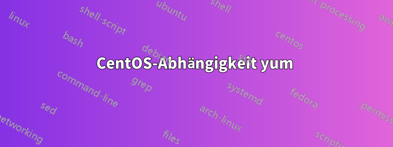 CentOS-Abhängigkeit yum