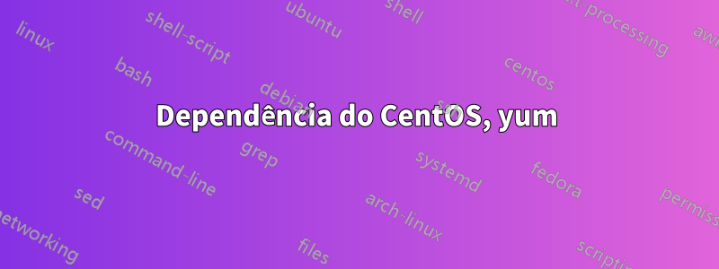 Dependência do CentOS, yum