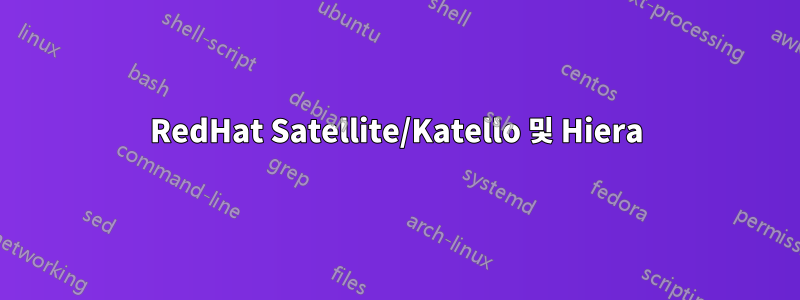 RedHat Satellite/Katello 및 Hiera