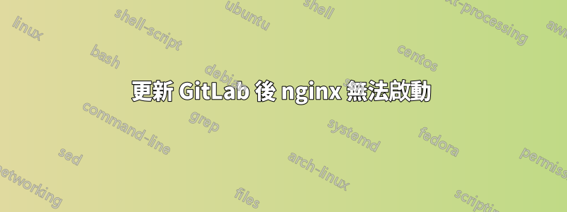 更新 GitLab 後 nginx 無法啟動