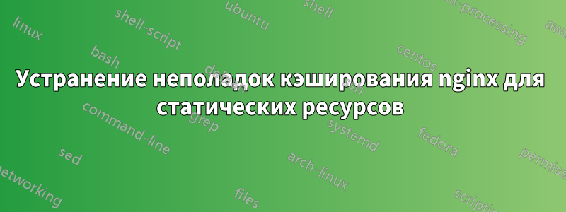 Устранение неполадок кэширования nginx для статических ресурсов