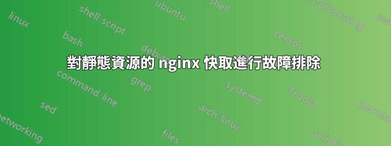 對靜態資源的 nginx 快取進行故障排除