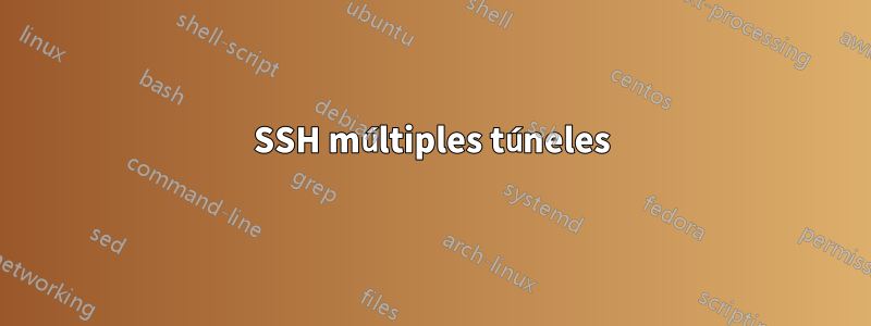 SSH múltiples túneles