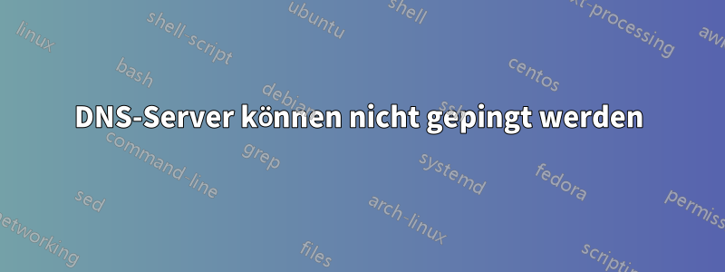 DNS-Server können nicht gepingt werden