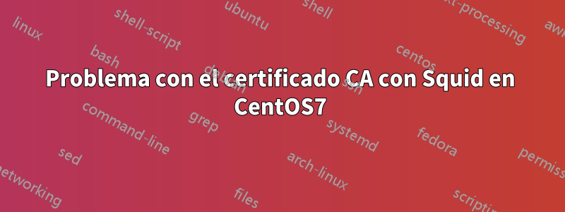 Problema con el certificado CA con Squid en CentOS7