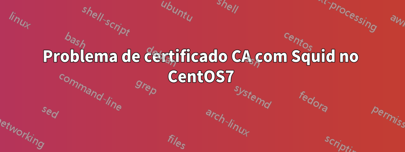Problema de certificado CA com Squid no CentOS7