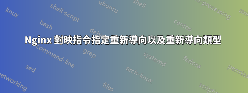 Nginx 對映指令指定重新導向以及重新導向類型