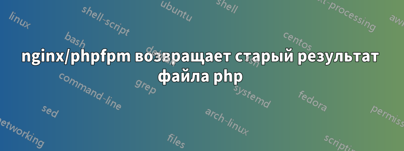 nginx/phpfpm возвращает старый результат файла php