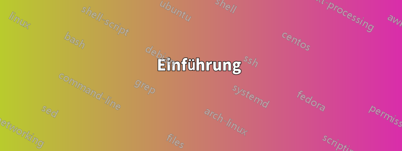 Einführung