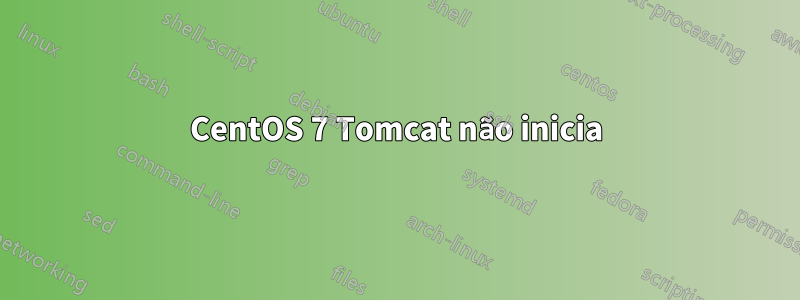 CentOS 7 Tomcat não inicia