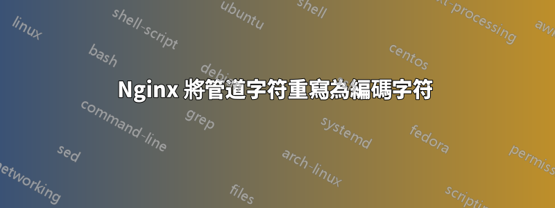 Nginx 將管道字符重寫為編碼字符