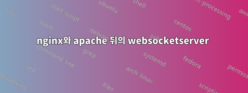 nginx와 apache 뒤의 websocketserver