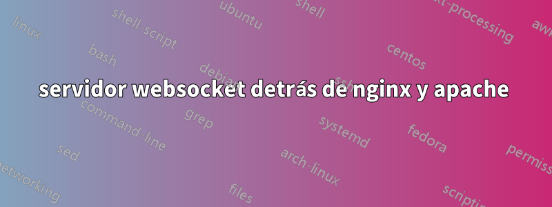 servidor websocket detrás de nginx y apache