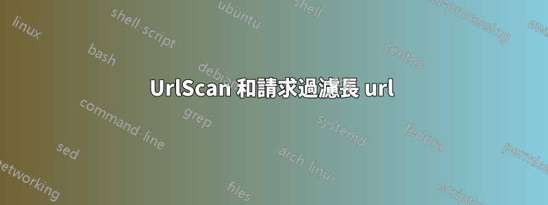 UrlScan 和請求過濾長 url