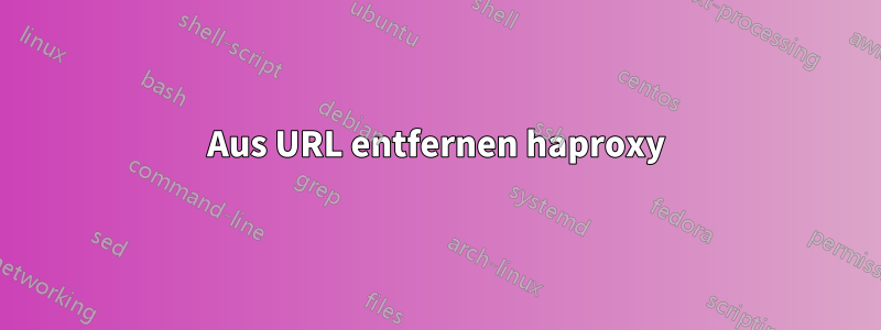 Aus URL entfernen haproxy