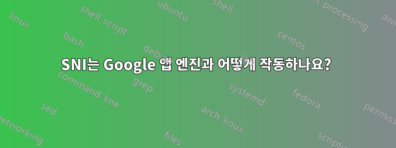 SNI는 Google 앱 엔진과 어떻게 작동하나요?