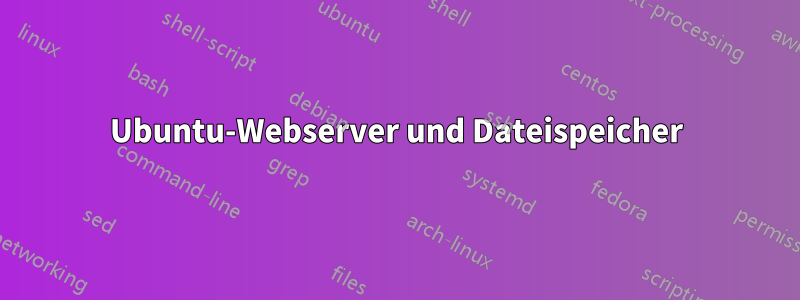 Ubuntu-Webserver und Dateispeicher