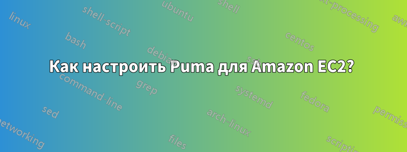 Как настроить Puma для Amazon EC2?