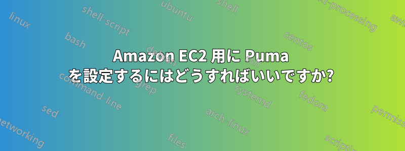 Amazon EC2 用に Puma を設定するにはどうすればいいですか?