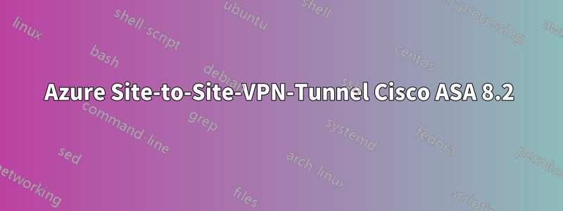 Azure Site-to-Site-VPN-Tunnel Cisco ASA 8.2