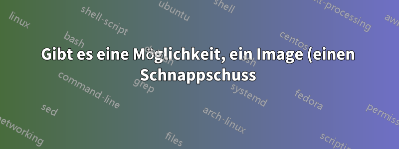Gibt es eine Möglichkeit, ein Image (einen Schnappschuss) unter Beibehaltung der vorherigen IP-Adresse wiederherzustellen?