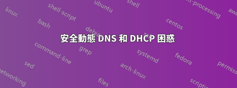 安全動態 DNS 和 DHCP 困惑