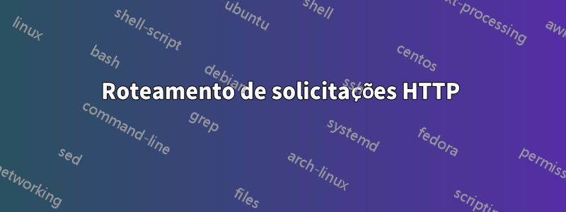 Roteamento de solicitações HTTP